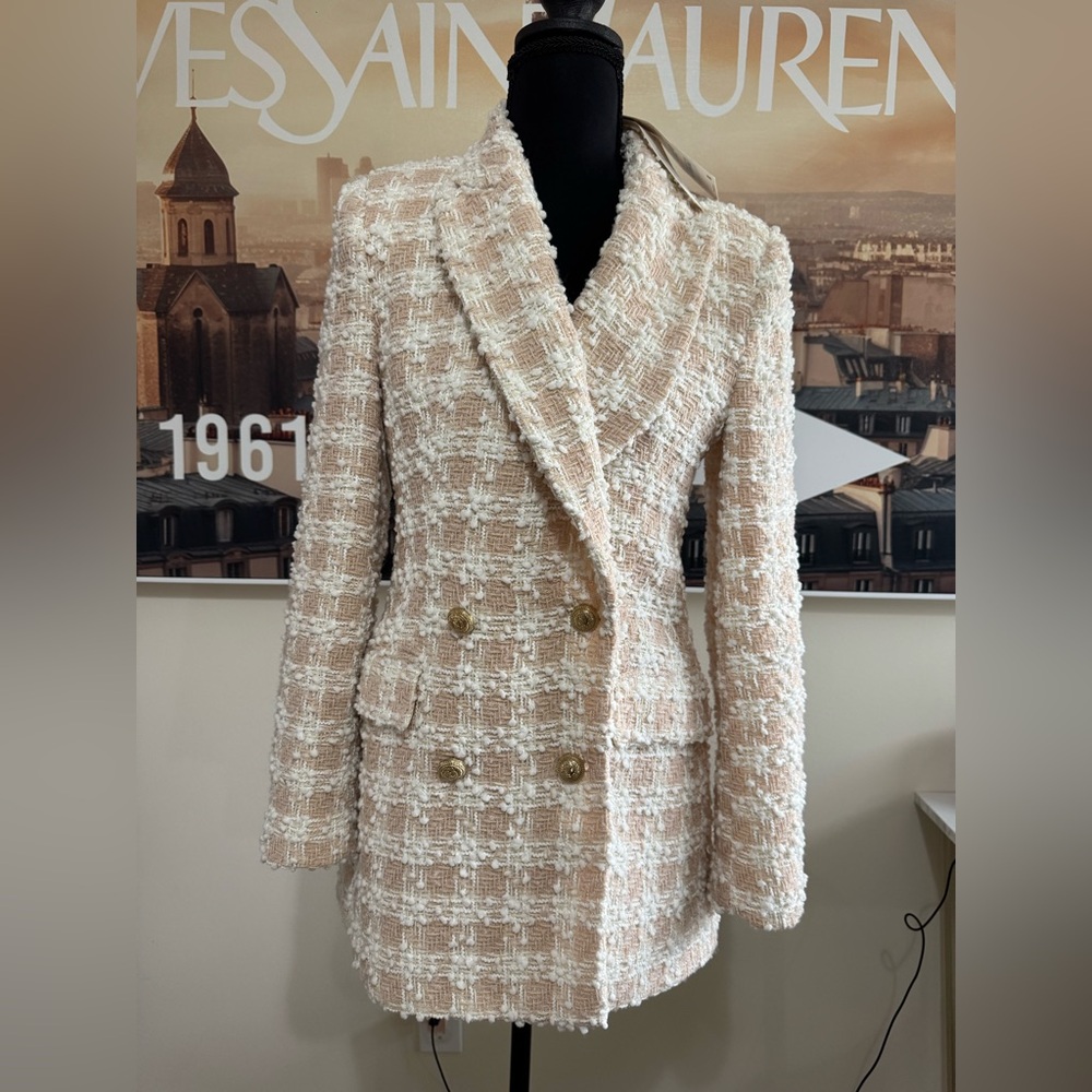 Zara tweed blazer